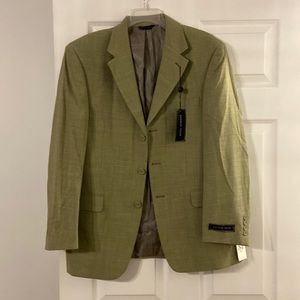 Andrew Fezza Sports Blazer size 40S brand new with tags color light green